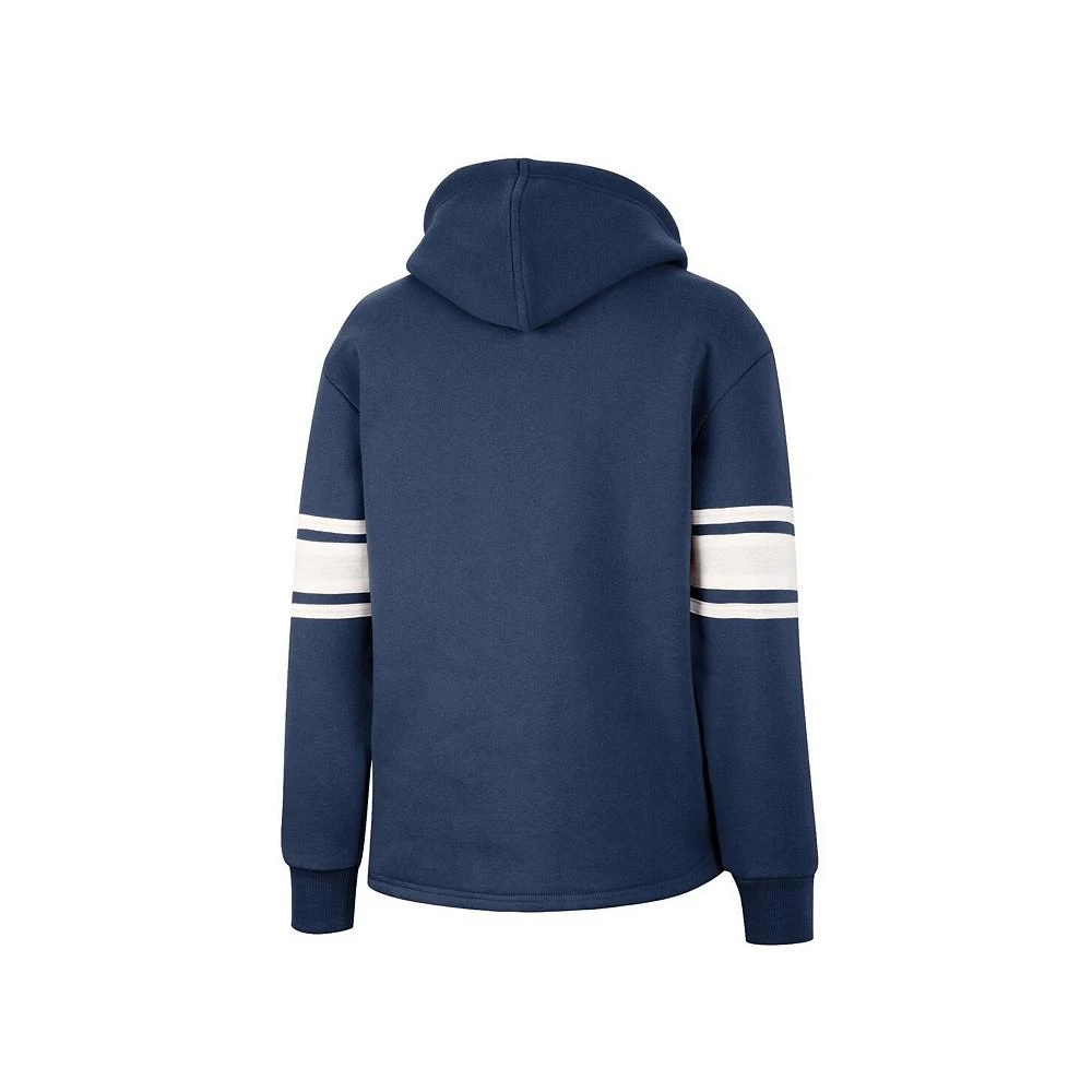商品Colosseum|Women's Navy Michigan Wolverines Mia Striped Full-Snap Hoodie Jacket,价格¥511,第2张图片详细描述