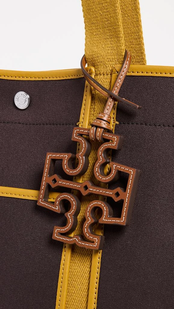 商品Tory Burch|Tory Burch 汤丽柏琦 Tory 斜纹织物手提袋,价格¥2927,第5张图片详细描述