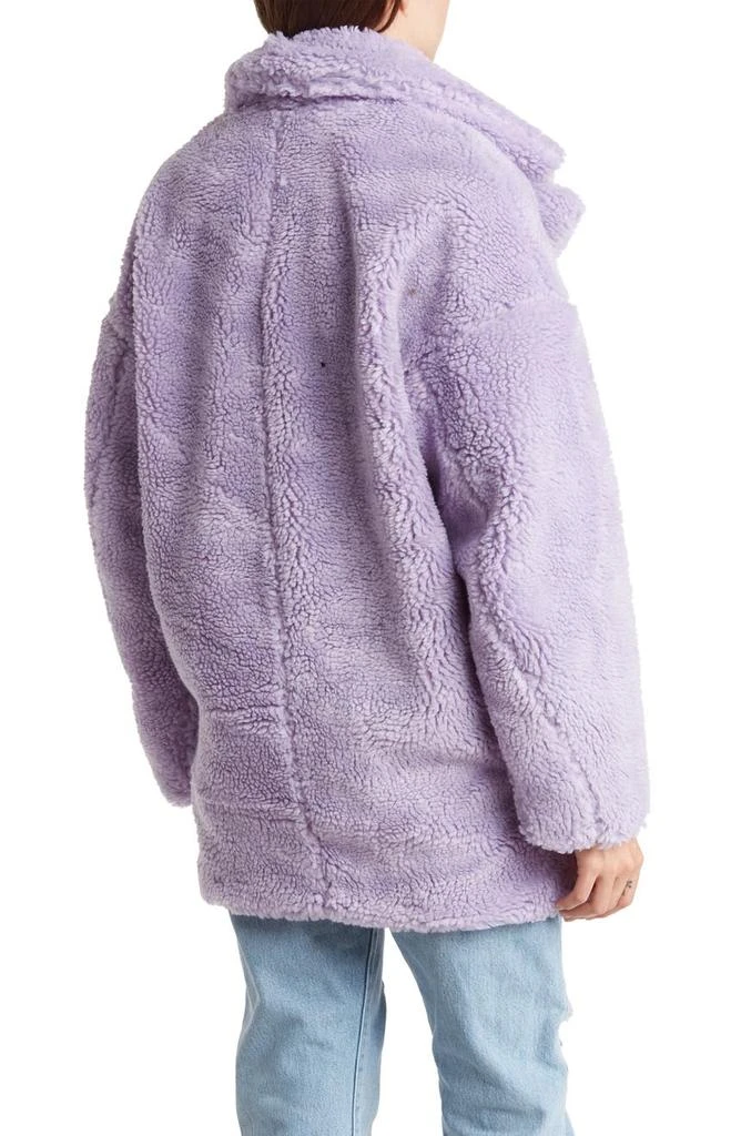 商品Topshop|High Pile Fleece Coat,价格¥450,第2张图片详细描述