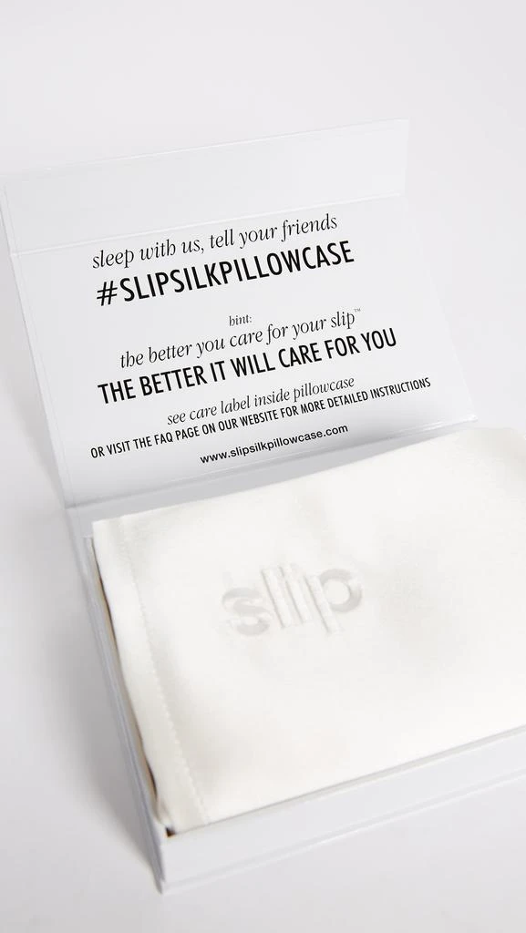 商品Slip|Slip Slip Silk 纯正真丝大号枕套,价格¥467,第4张图片详细描述