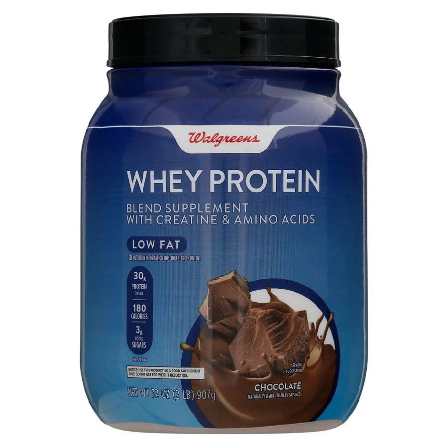 商品Walgreens|Whey Protein Powder with Creatine & Amino Acids,价格¥208,第1张图片