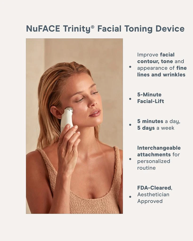 商品NuFace|Limited-Edition Trinity Microcurrent Skincare Regimen ($473 Value),价格¥1556,第2张图片详细描述