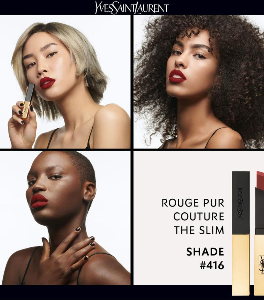 商品Yves Saint Laurent|Rouge Pur Couture The Slim Lipstick,价格¥272,第5张图片详细描述