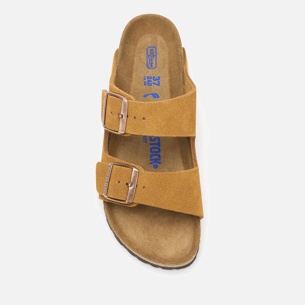 Birkenstock Women's Arizona Slim Fit Sfb Suede Double Strap Sandals - Mink商品第3张图片规格展示