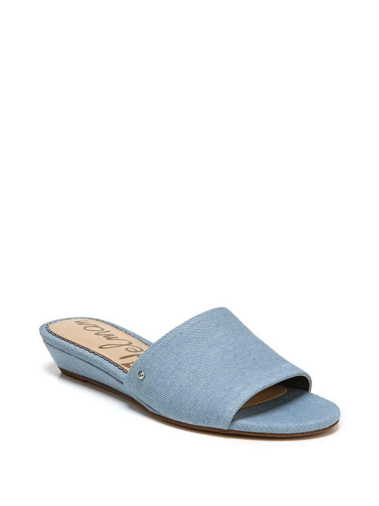 商品Sam Edelman|Liliana Denim Wedge Sandals,价格¥680,第1张图片