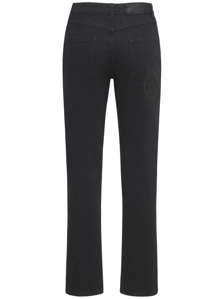Feela Cotton Denim Straight Jeans商品第5张图片规格展示