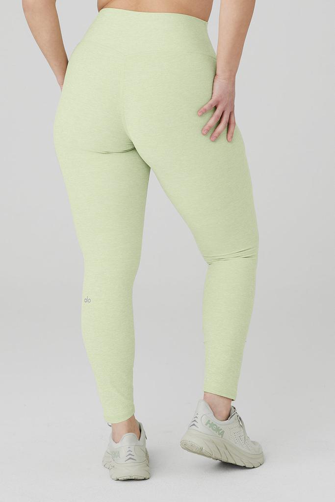 Alosoft High-Waist 7/8 Highlight Legging - Iced Green Tea Heather商品第7张图片规格展示