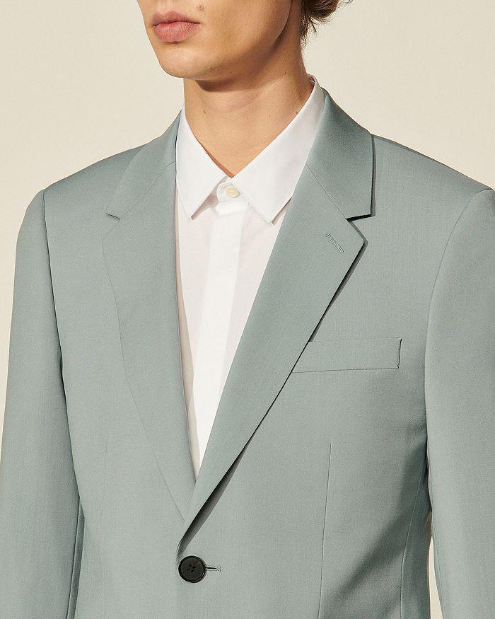 商品Sandro|Formal Storm Wool Suit Jacket,价格¥3006,第5张图片详细描述