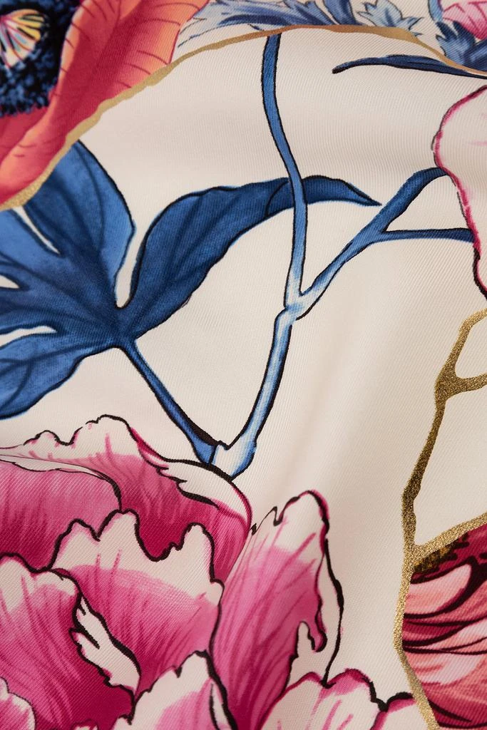 商品Salvatore Ferragamo|Salvatore Ferragamo Graphic Printed Scarf,价格¥2604,第3张图片详细描述