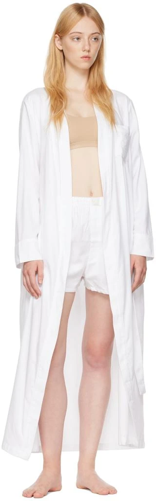 商品SKIMS|White SKIMS Hotel Robe,价格¥501,第4张图片详细描述