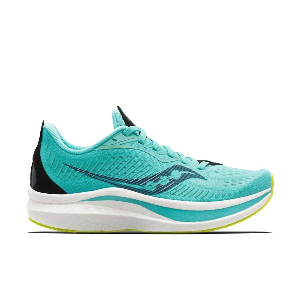 商品Saucony|Women's Endorphin Speed 2 Running Shoes - Medium Width In Cool Mint/acid,价格¥1003,第2张图片详细描述