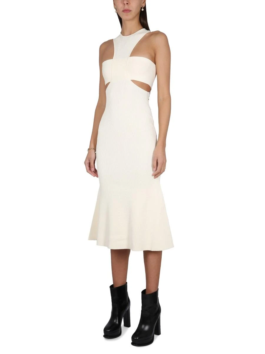 商品Alexander McQueen|Alexander McQueen 女士连衣裙 734602 白色,价格¥13748,第3张图片详细描述