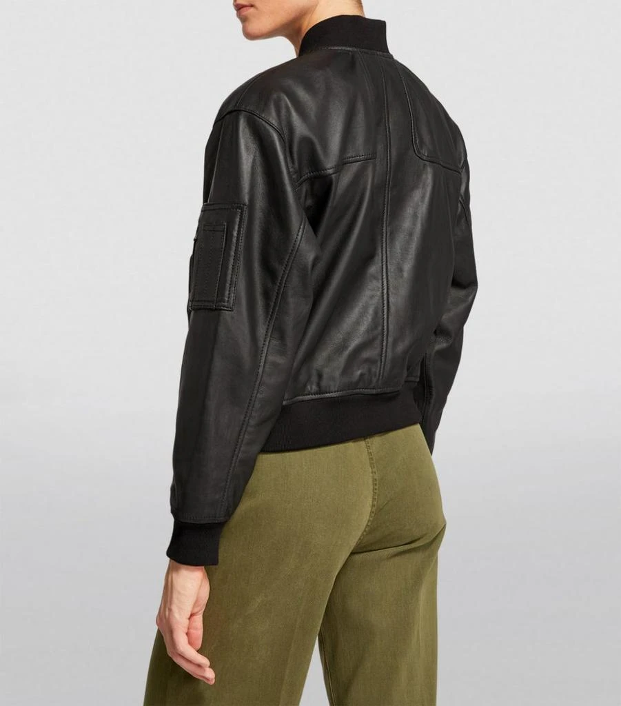 商品ME+EM|Leather Bomber Jacket,价格¥6136,第4张图片详细描述