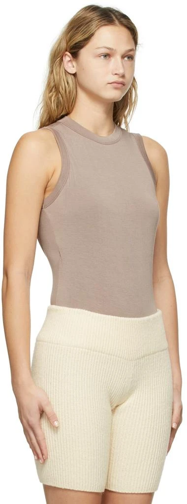 商品determ;|Taupe Open Back Collagen Bodysuit,价格¥234,第2张图片详细描述