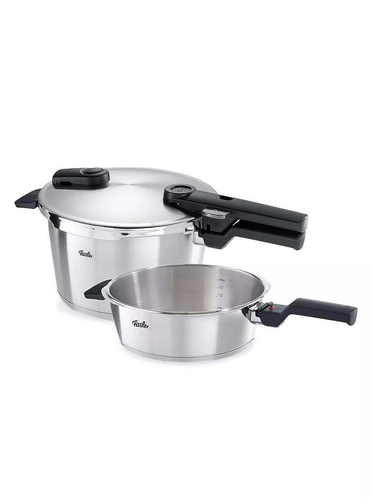 商品Fissler|Vitaquick® Premium 2-Piece 4.3-Quart & 8.5-Quart Pressure Cooker Set,价格¥3447,第1张图片