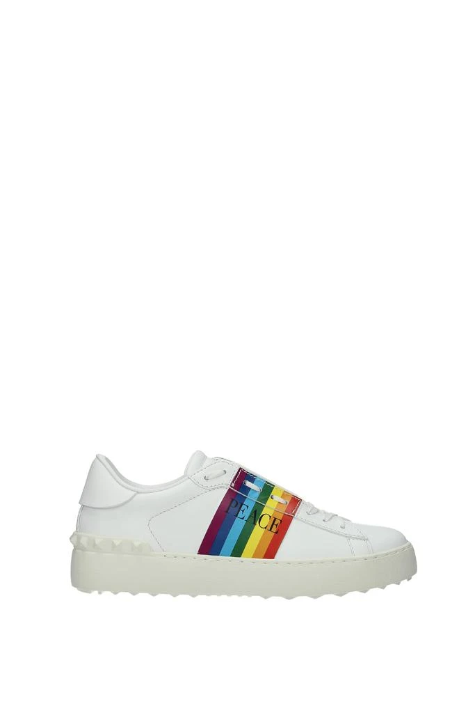 商品Valentino|Sneakers Leather White Multicolor,价格¥2234,第1张图片