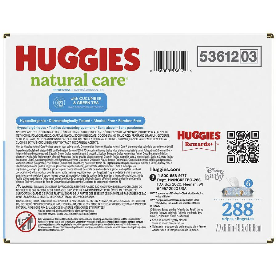 商品Huggies Natural Care|Refreshing Baby Wipes with Cucumber & Green Tea Cucumber & Green Tea,价格¥111,第4张图片详细描述