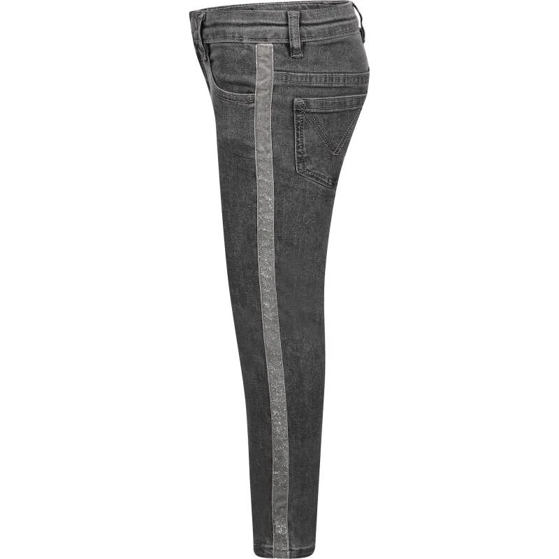 商品MOLO|Classical jeans with silver stripe in grey,价格¥637,第2张图片详细描述