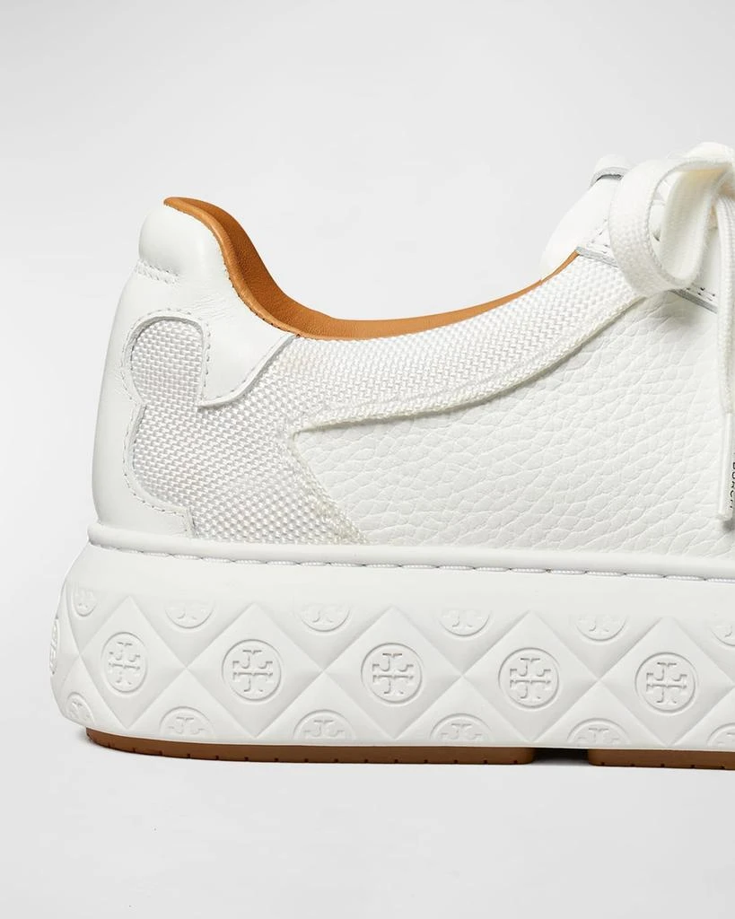 商品Tory Burch|Ladybug Monogram Mix Leather Fashion Sneakers,价格¥2201,第4张图片详细描述