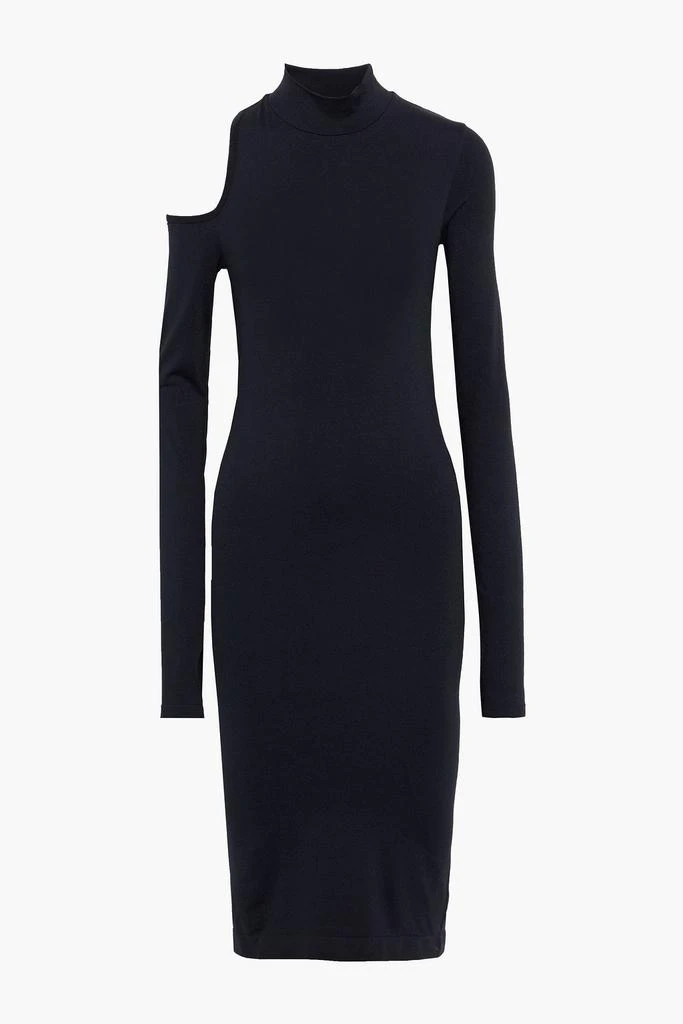 商品Helmut Lang|Cutout stretch-jersey dress,价格¥730,第3张图片详细描述