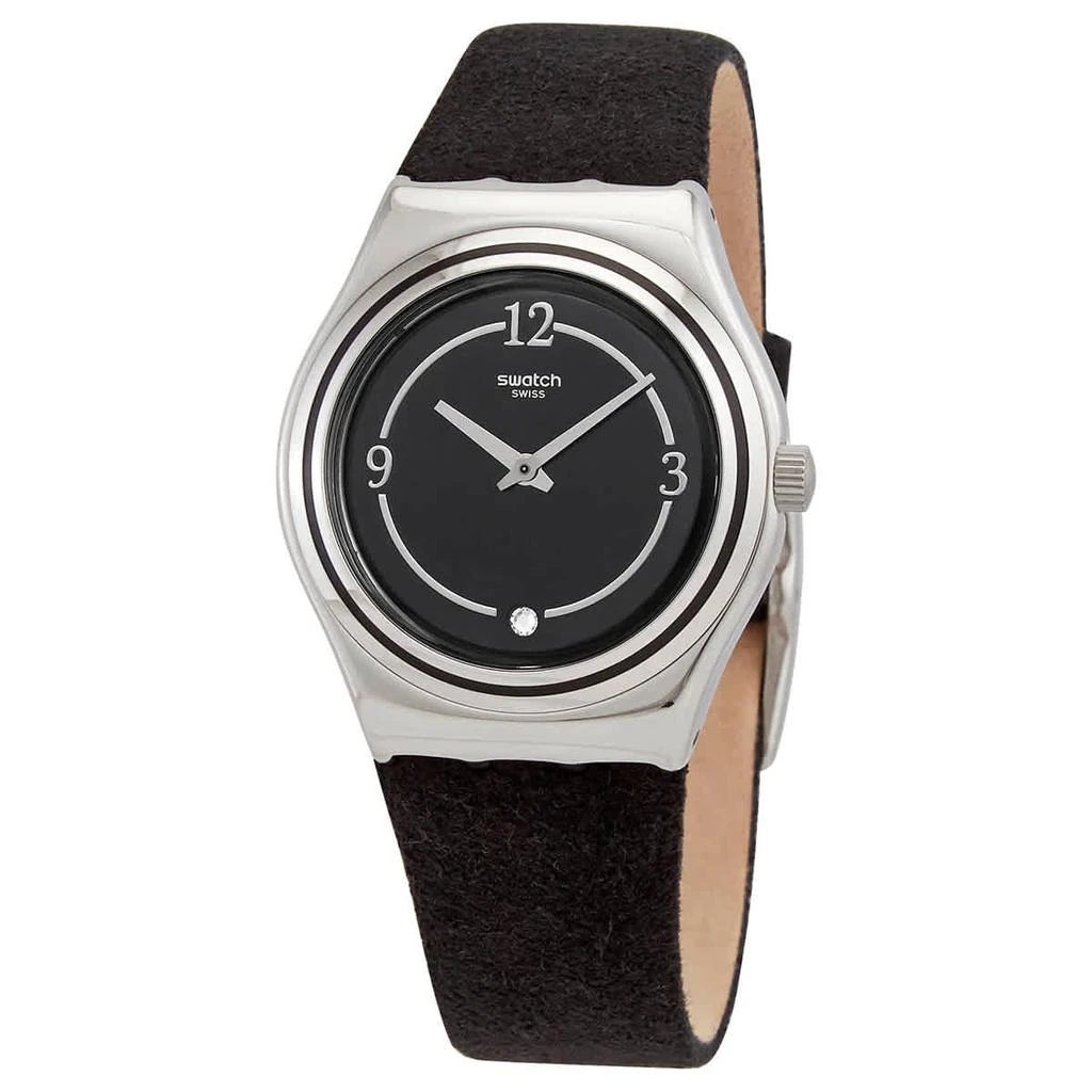 商品Swatch|Swatch Madame Night Black Dial Ladies Watch YLS214,价格¥618,第1张图片