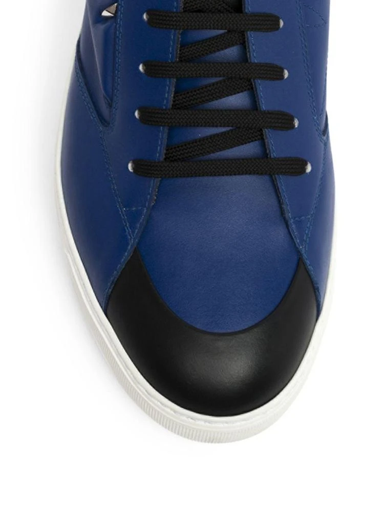 商品Fendi|Bugs Mid-Top Leather Sneakers,价格¥3372,第3张图片详细描述