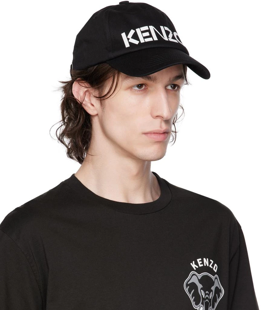 商品Kenzo|Black Kenzo Paris 'Kenzo Graphy' Cap,价格¥512,第2张图片详细描述