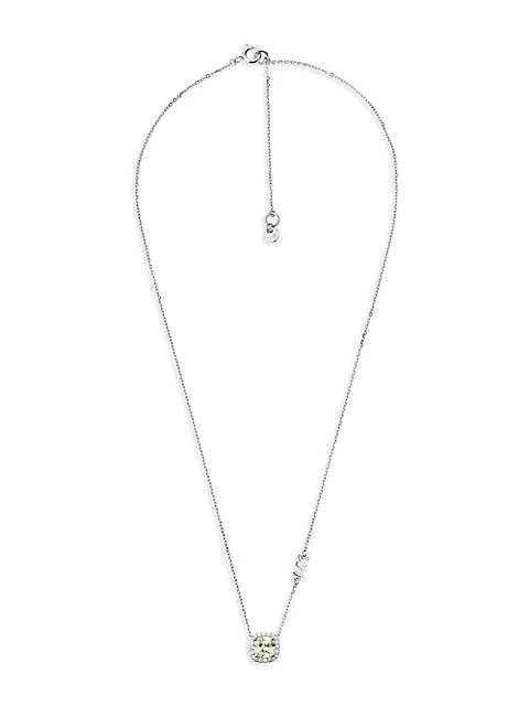 商品Michael Kors|Premium Sterling Silver & Cubic Zirconia Pendant Necklace,价格¥1120,第2张图片详细描述