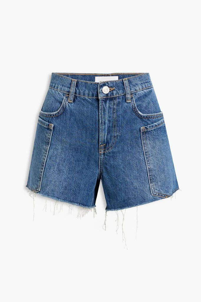 商品FRAME|Frayed denim shorts,价格¥906,第3张图片详细描述
