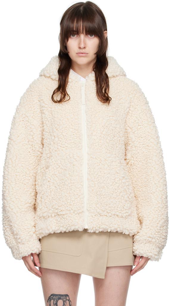 商品Helmut Lang|Off-White Hooded Jacket,价格¥2441,第1张图片