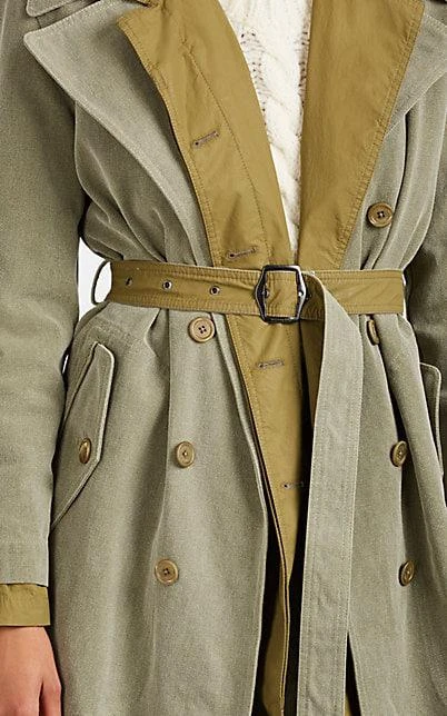 商品Sies Marjan|Devin Cotton Canvas Trench Coat,价格¥4907,第4张图片详细描述