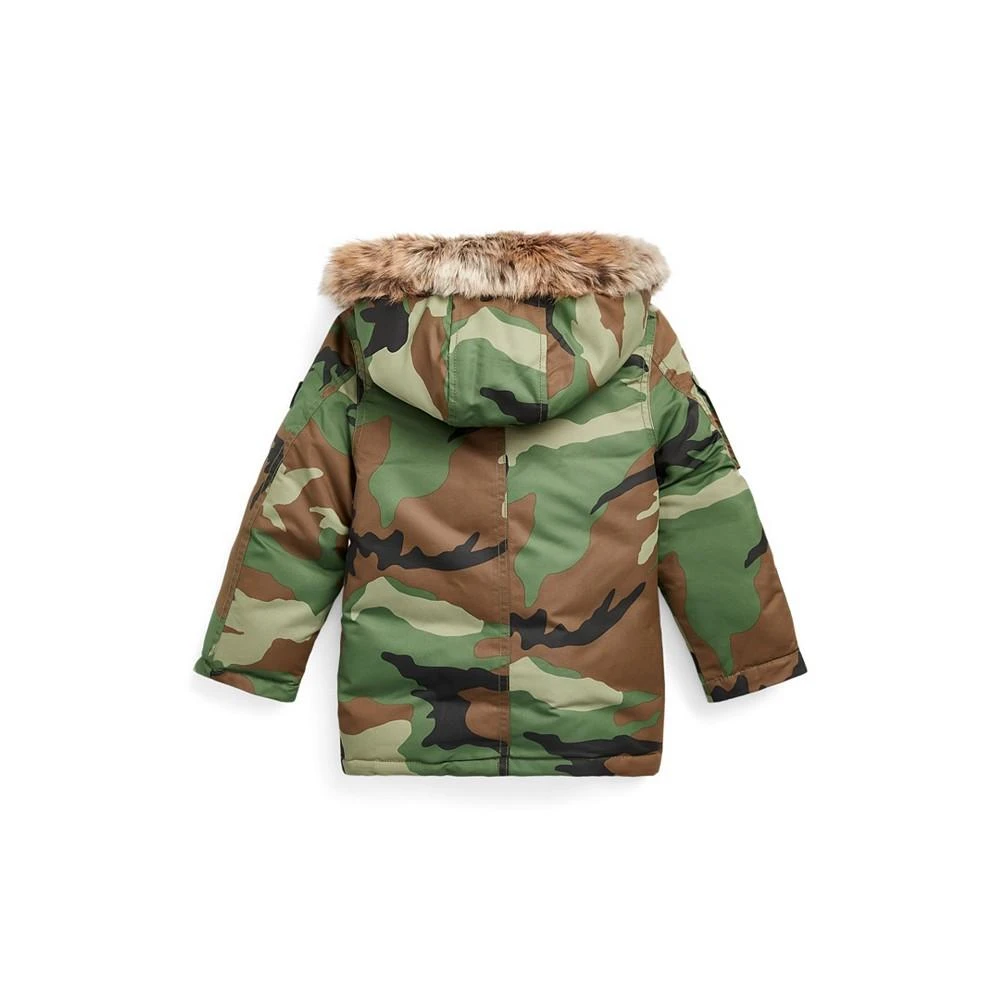 商品Ralph Lauren|Little and Toddler Boys Camo Water-Resistant Parka,价格¥678,第3张图片详细描述