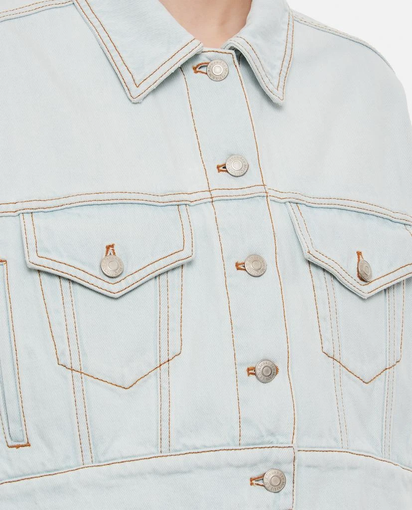 商品Alexander McQueen|CROPPED DENIM JACKET,价格¥11700,第4张图片详细描述