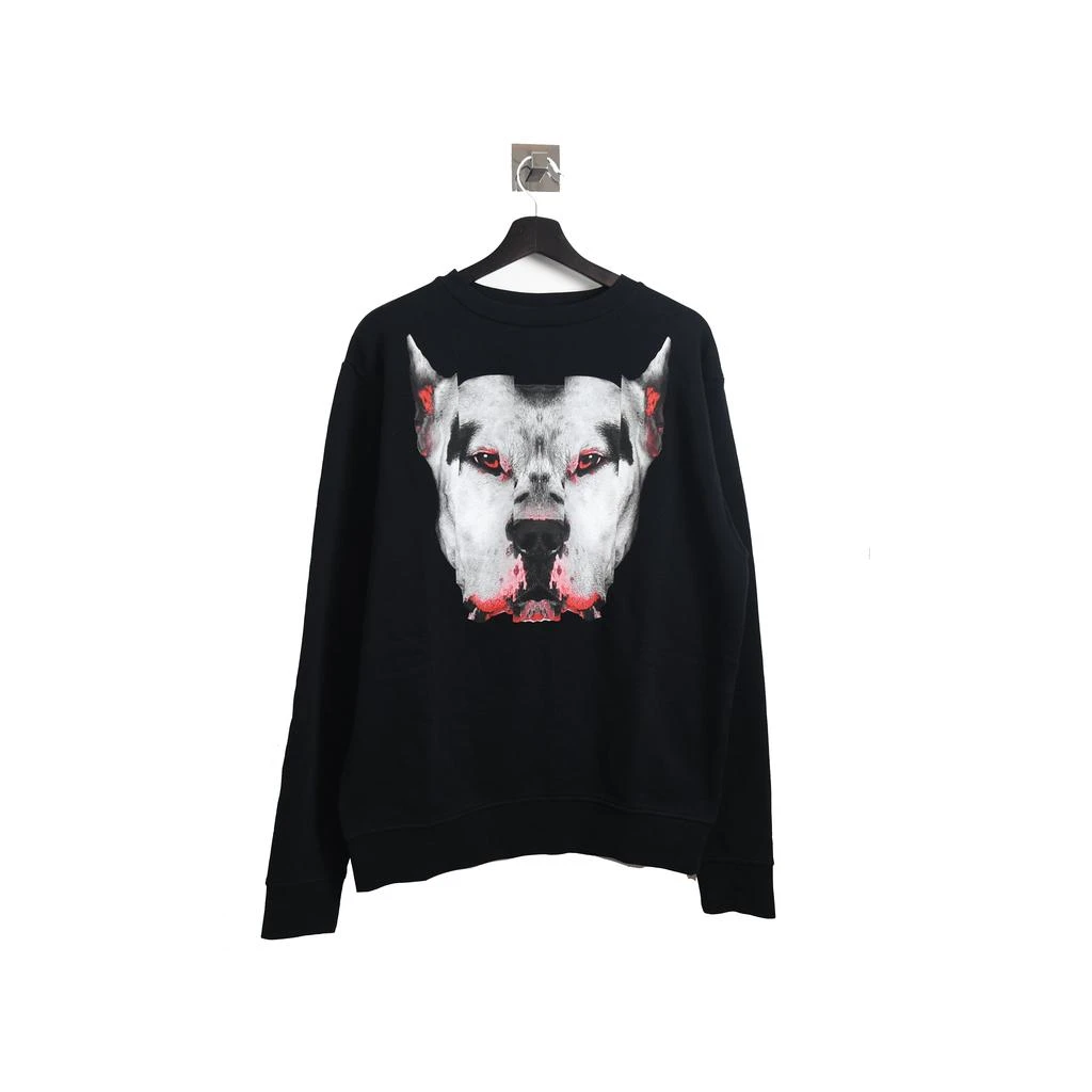 商品Marcelo Burlon|Marcelo Burlon Devil Dog Printed Sweater Black,价格¥1965,第1张图片