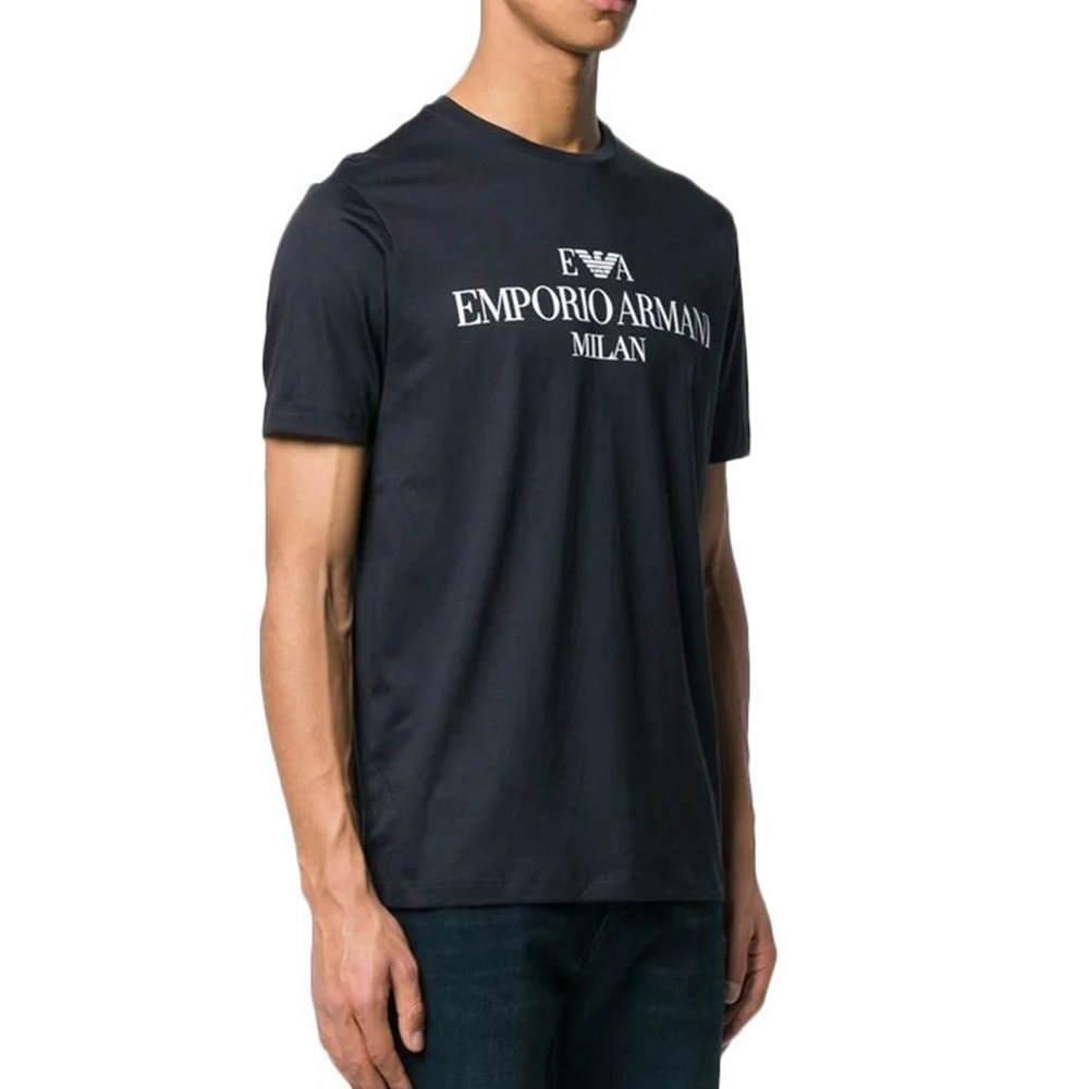 Emporio Armani 安普里奥 阿玛尼 男士短袖T恤深蓝色 3G1TM4-1JHRZ-0920 商品