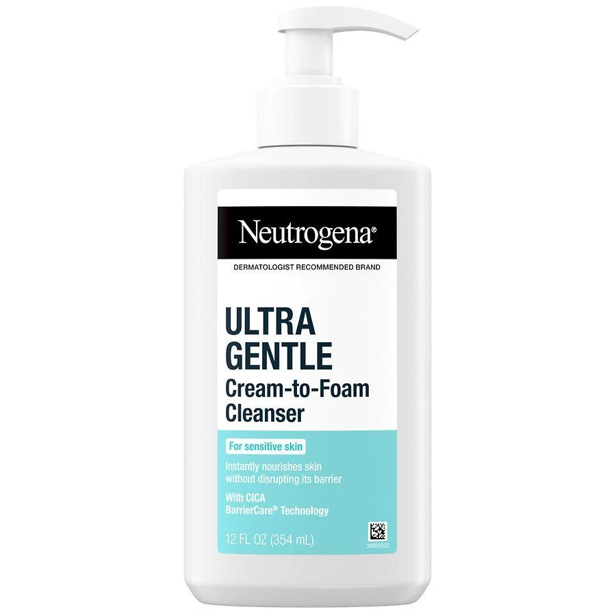 商品Neutrogena|Ultra Gentle Cream-to-Foam Cleanser Fragrance-Free,价格¥96,第1张图片
