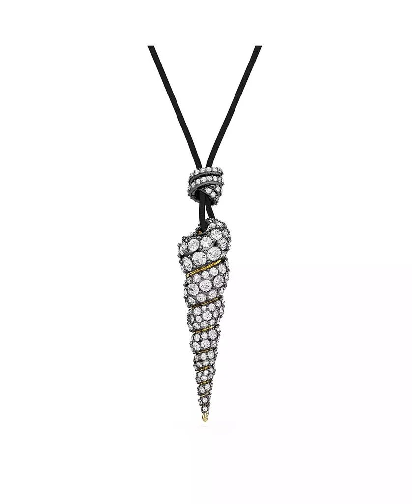 商品Swarovski|Round Cut, Shell, White, Mixed Metal Finish Idyllia Pendant Necklace,价格¥1236,第3张图片详细描述