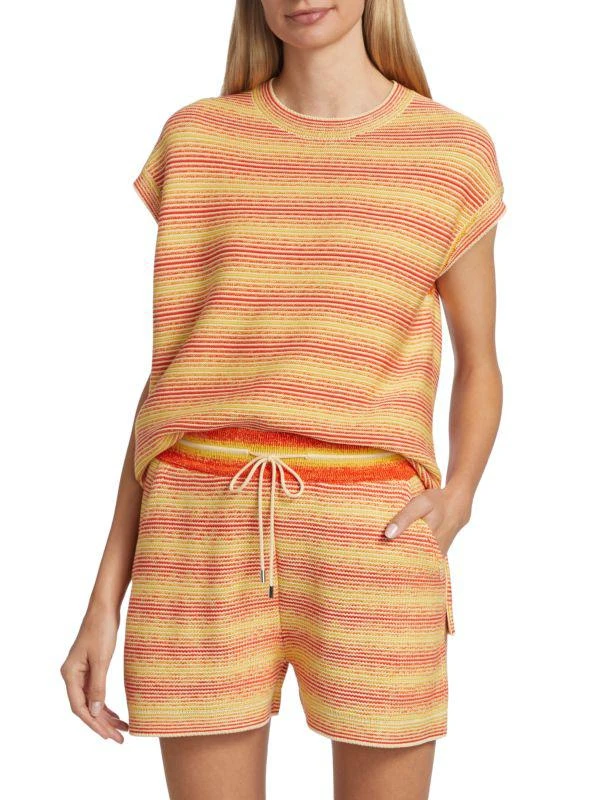 商品Loro Piana|Cornell Striped Tunic Top,价格¥1828,第1张图片