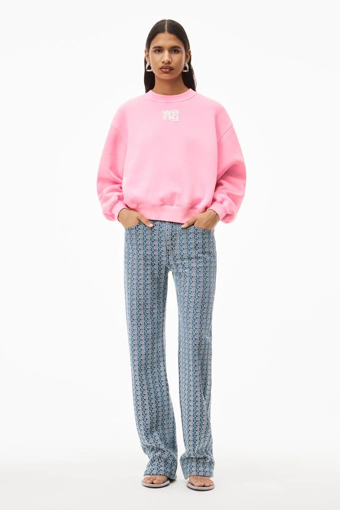 PUFF LOGO CREW SWEATSHIRT IN TERRY 商品