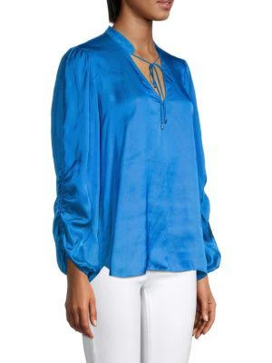 商品Tahari|Whisper Satin Blouse,价格¥300,第3张图片详细描述