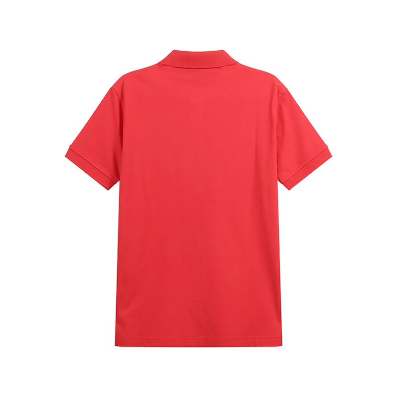 商品[国内直发] Emporio Armani|阿玛尼 SS24 Logo鹰标刺绣短袖Polo衫 男款 红色,价格¥673,第3张图片详细描述