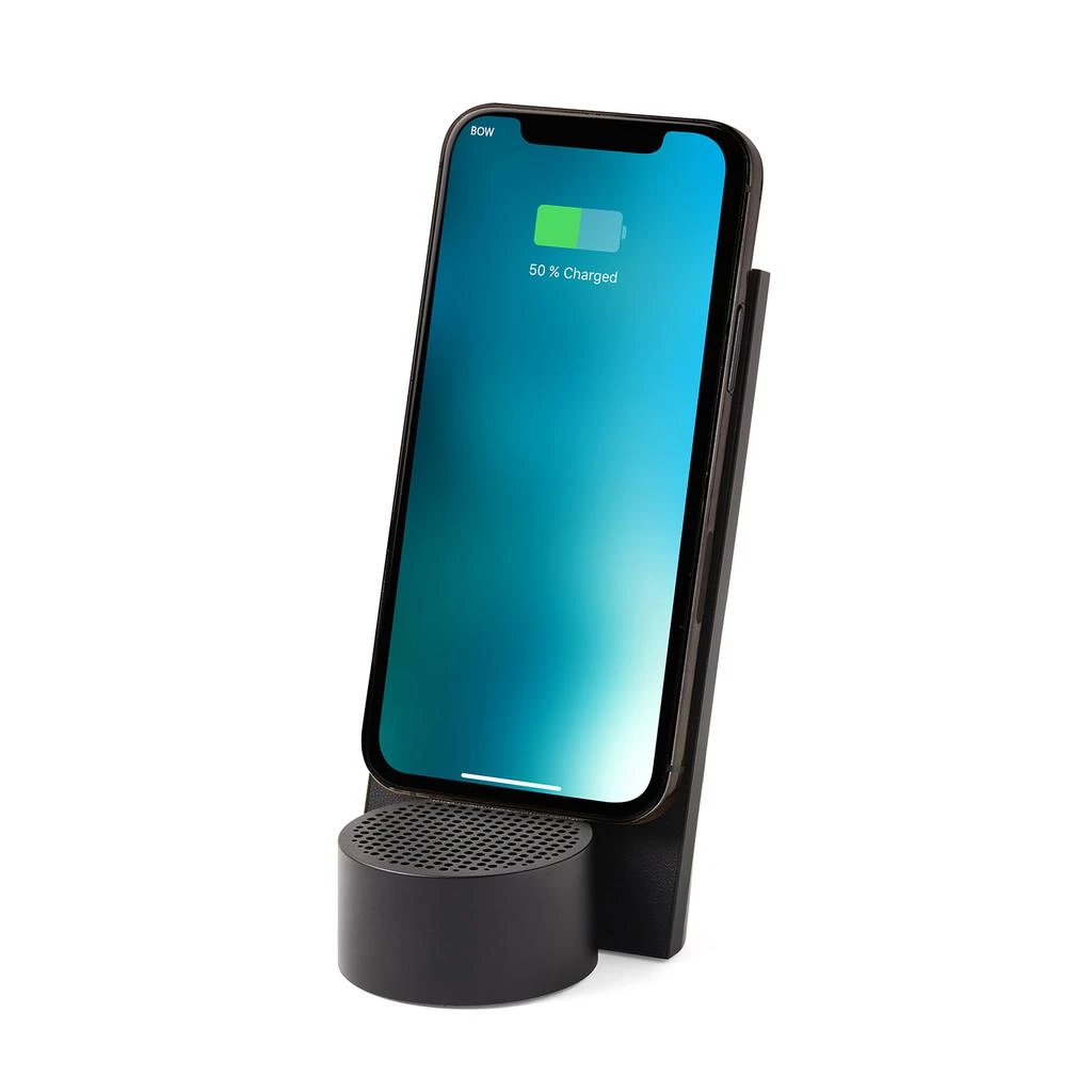 商品Lexon|Lexon City Energy Pro Phone Charger + Speaker - Black,价格¥258,第2张图片详细描述