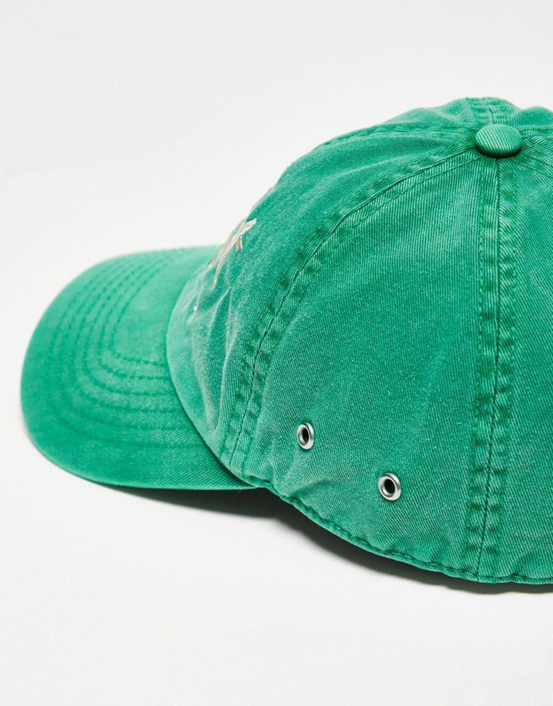 商品Topshop|Topshop graphic city cap in green,价格¥141,第5张图片详细描述