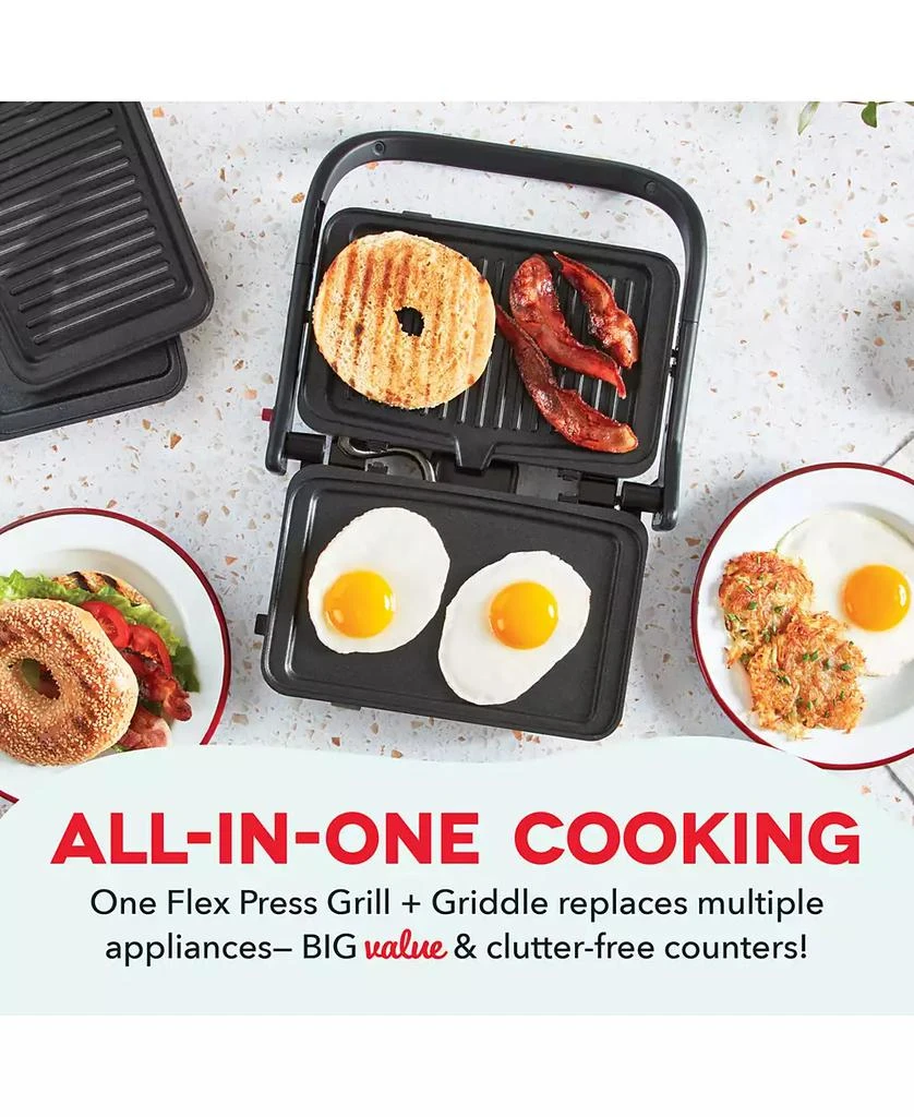 商品Dash|Flex Press Electric Griddle & Grill System,价格¥374,第5张图片详细描述