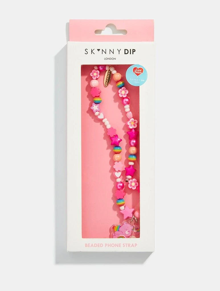 商品Skinnydip London|Care Bears x Skinnydip Pink Beaded Phone Strap,价格¥62,第4张图片详细描述