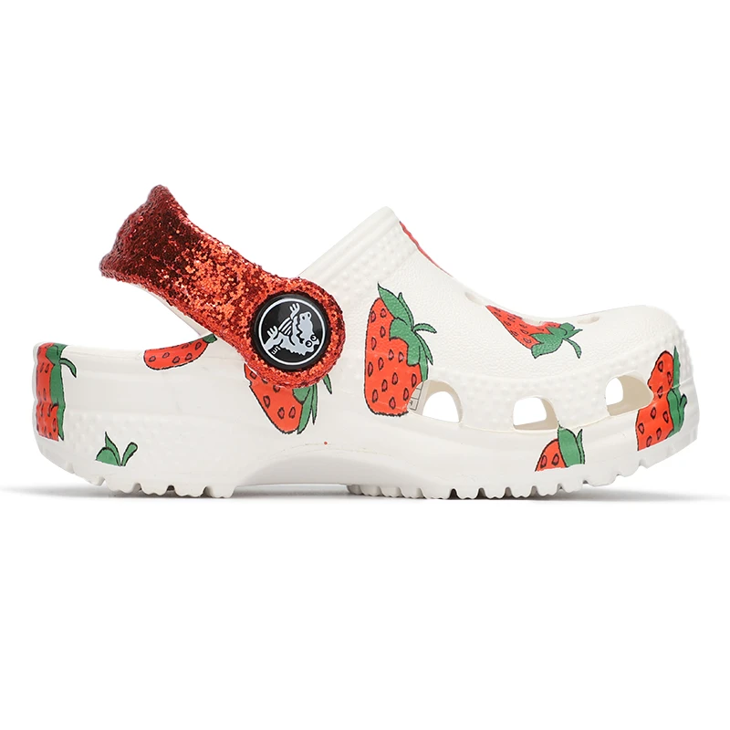 Classic food print clog k 经典食物印花图案小克骆格 儿童凉鞋拖鞋洞洞鞋 商品