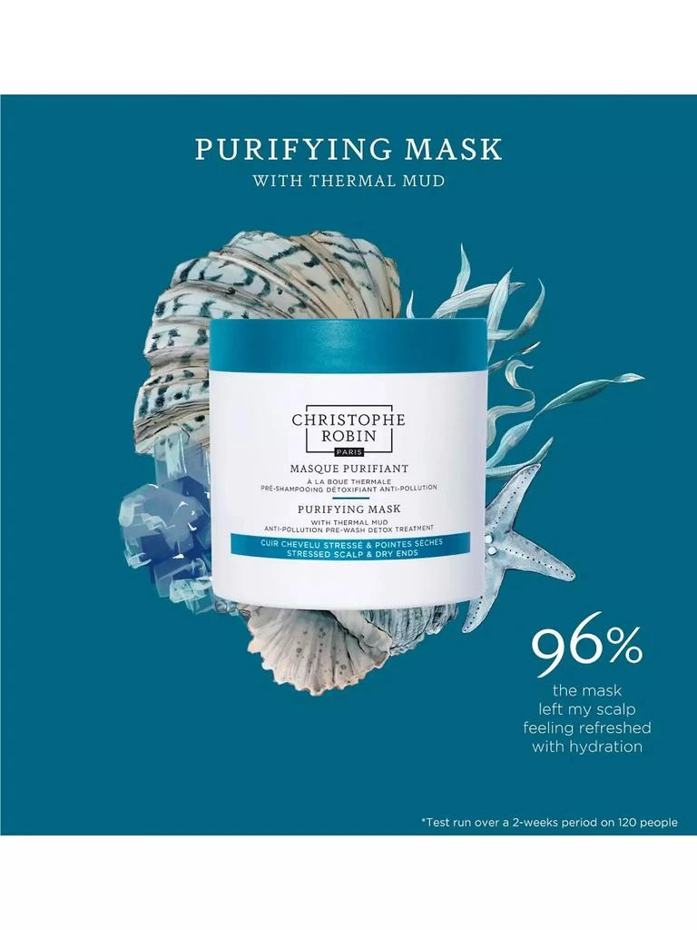 商品Christophe Robin|Purifying Pre-Shampoo Mud Mask,价格¥368,第4张图片详细描述