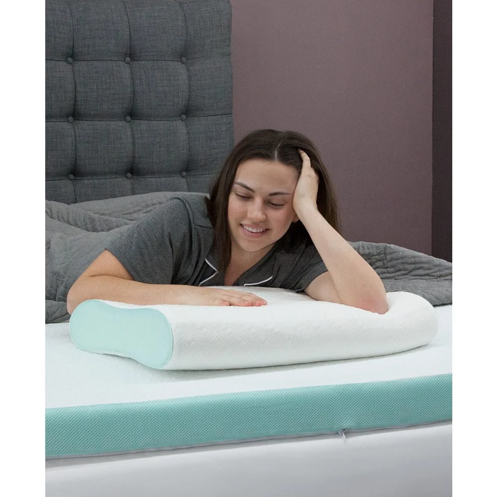 商品IntelliSLEEP|Natural Comfort Contour Memory Foam Pillow, Standard, Created For Macy's,价格¥442,第5张图片详细描述
