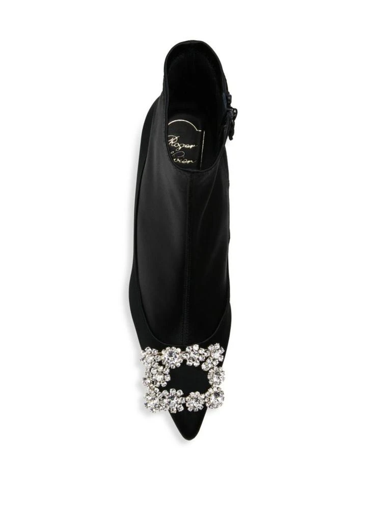 商品Roger Vivier|方扣绸缎踝靴,价格¥15547,第4张图片详细描述