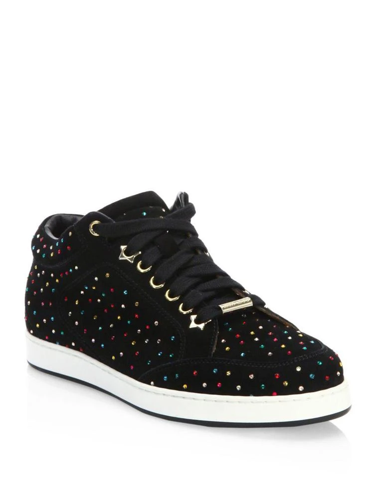 商品Jimmy Choo|Miami Scattered Suede Sneakers,价格¥2473,第1张图片